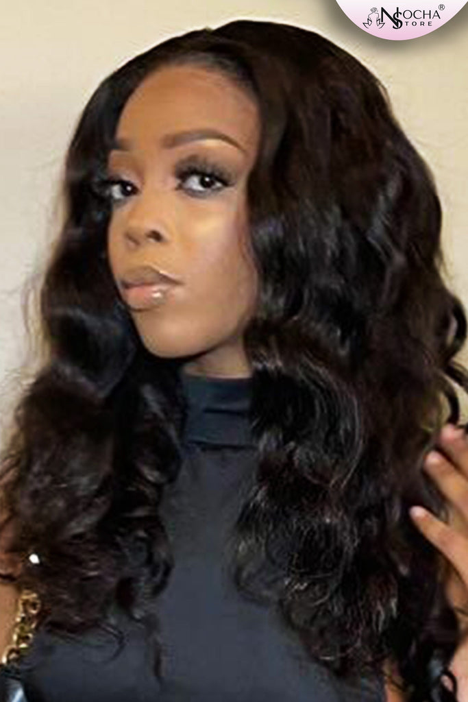 NochaStore HD Lace Front Wig Body  Wave Human Hair Wig