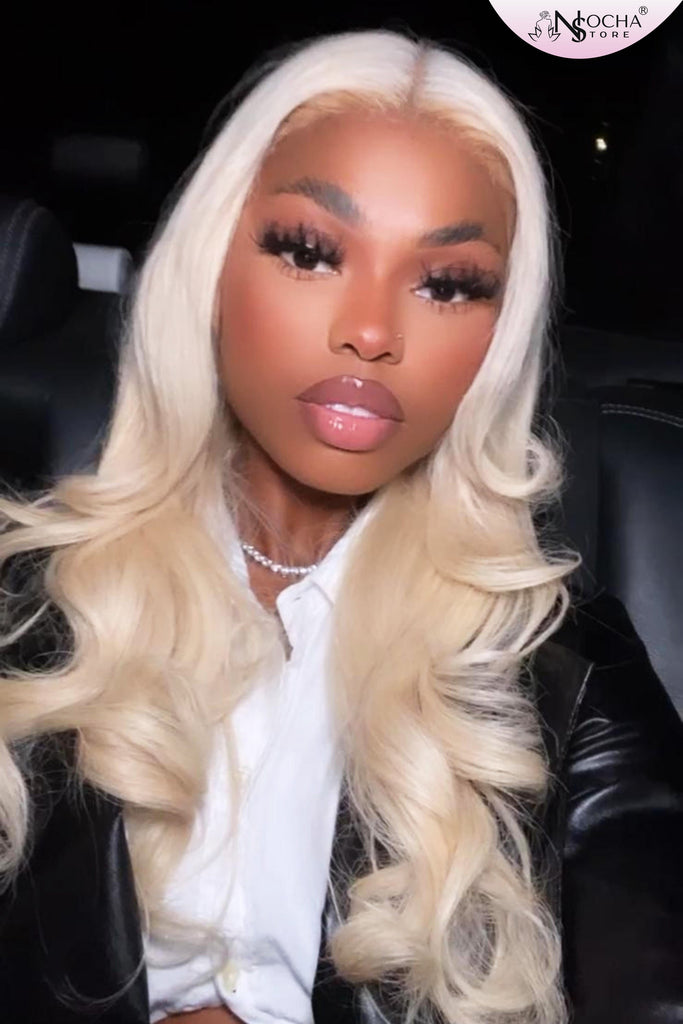 NochaStore Nocha HD Lace Front Closure #613 Blonde  Body Wave  Human Hair Wigs