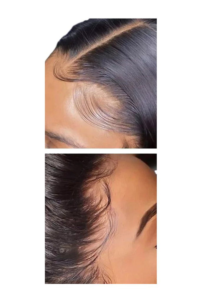 NochaStore Straight Brazilian Human Hair Short Bob Wig