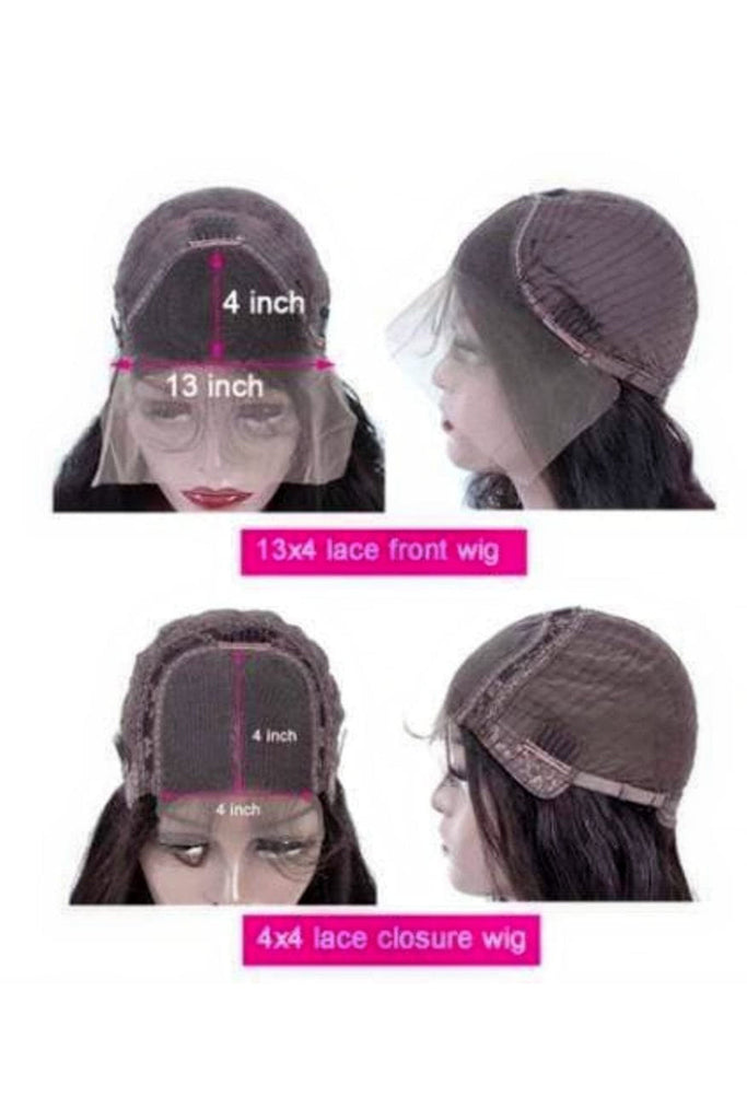 NochaStore Straight Lace Front and Closure Wigs Brazilian Human Hair