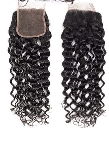 NochaStore Water Wave Bundle Brazilian Hair with Closure